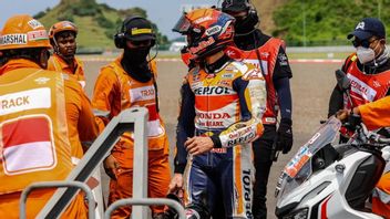 Quick To Handle Marc Marquez After Falling In Mandalika MotoGP Warm Up Session, Basarnas Receives Praise From Dorna Sport
