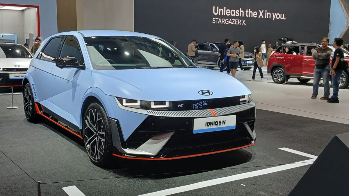 GIIAS 2024上展出一周,现代克莱姆Ioniq 5 N Tembus Tiga Digit订单