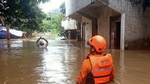 أحدث حالة فيضان جاكرتا ، لا يزال هناك 63 RTs التي تغمرها المياه