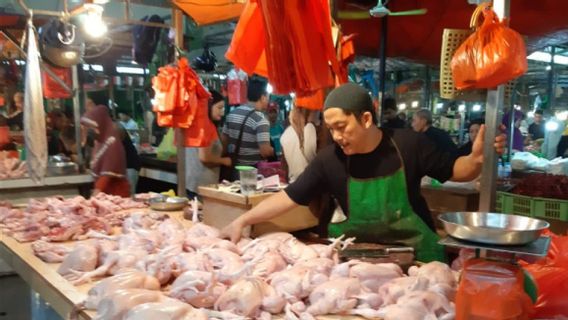 長い週末の終わり、赤いカイエンペッパーへの鶏の卵の価格が上昇する
