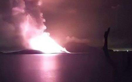 BPBD Pandeglang Pantau 24 Jam Erupsi Gunung Anak Krakatau