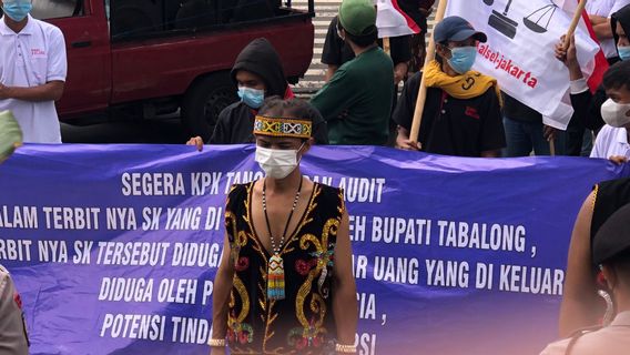KAKI Demo في KPK ، يطلب مزاعم الفساد في تصاريح المزارع في تابالونغ