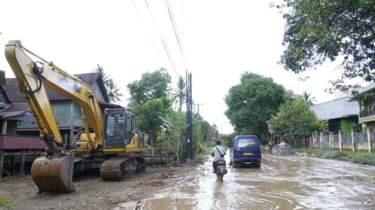 Andi Sudirman Sulaiman Bergerak， Sulsel拨款180亿印尼盾修复Enrekang-Pinrang Axis Road