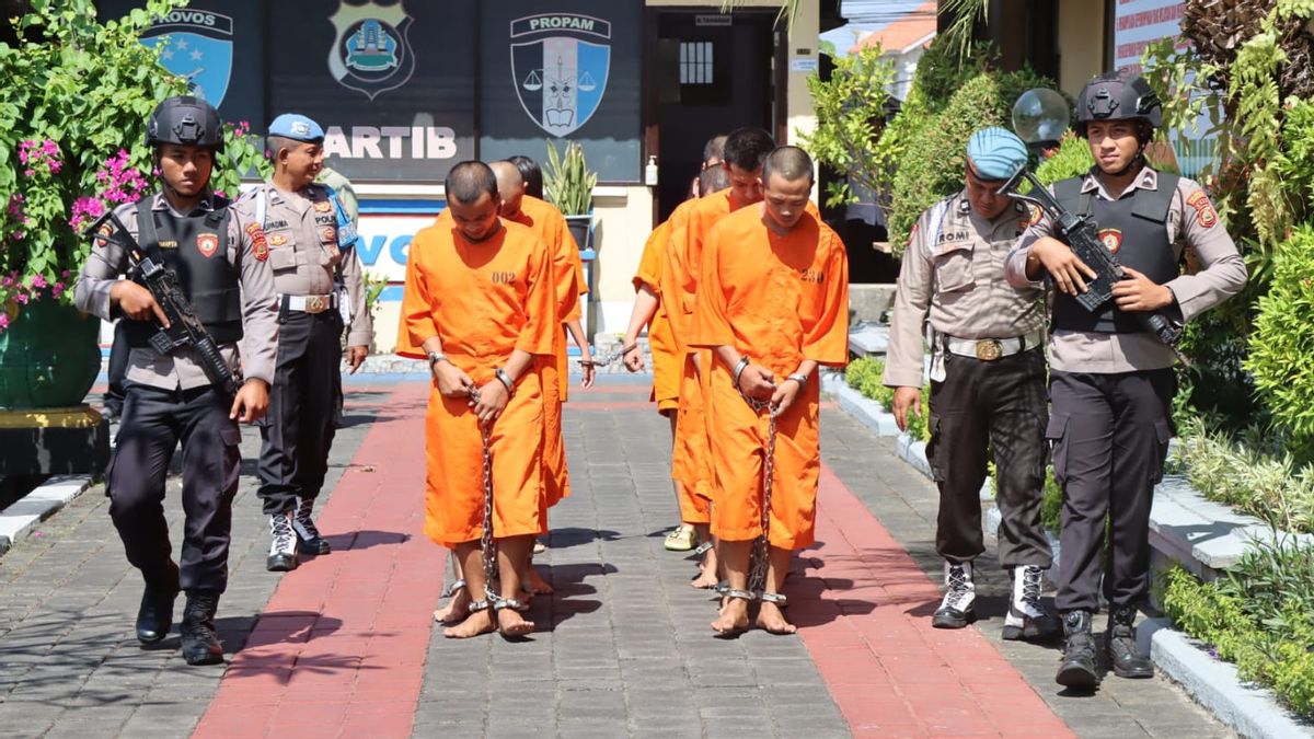 Denpasar Police Arrest Dozens Of Narcotics Dealers