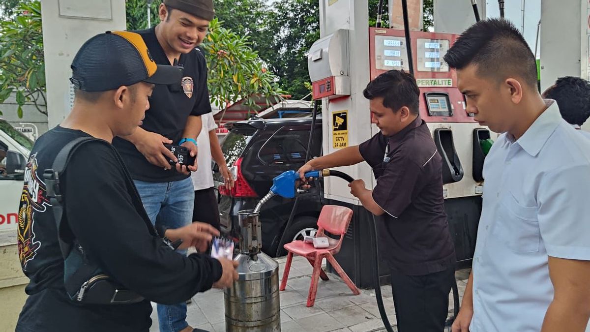 Prevent Cheating, Police Check 3 Gas Stations In Tangerang Regency