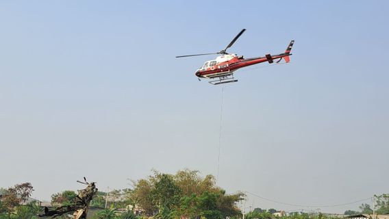 猫沼地火災埋め立て地の5日目、水上爆撃ヘリコプターはまだ稼働しています