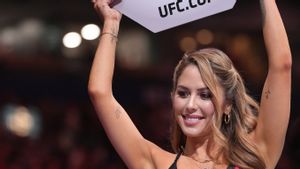 Gadis Ring UFC Brittney Palmer Kembali Pamer Bodi Seksi, Imajinasi Pengikutnya Semakin Liar