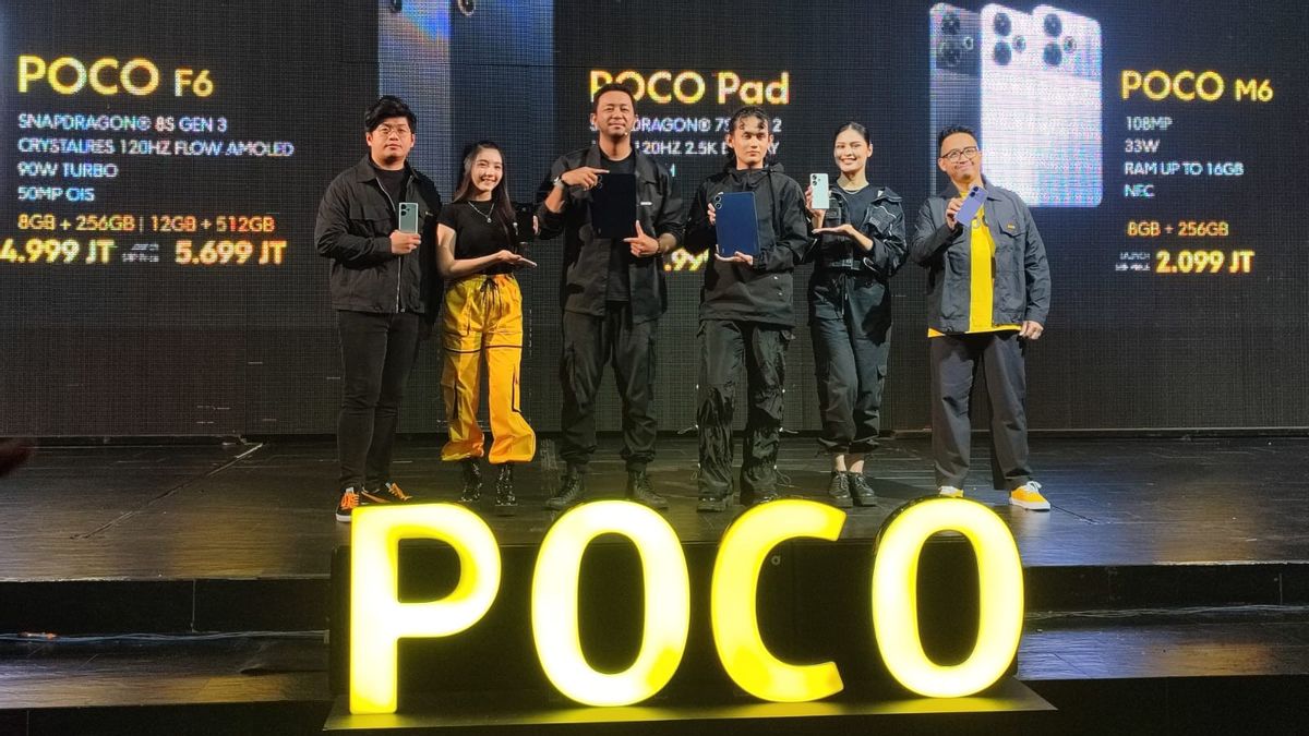 POCO无畏发布2024:M6和F6手机推出,直到POCO Pad首次亮相