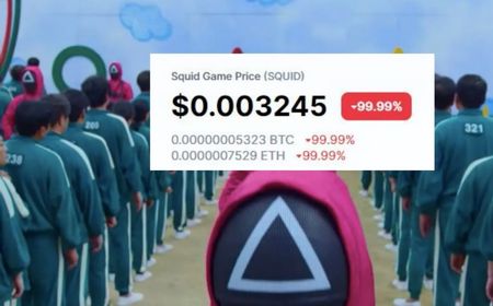 Awas Kripto Scam! Squid Game Token (SQUID) yang Meroket 75.000 Persen Kini Ambles