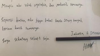 Dari Dalam Lapas, Terduga Pelaku Pembunuhan di Lebak Bulus Tulis Surat untuk Keluarga