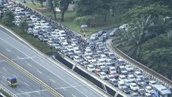 Jakarta Macet Muncul Wacana Atur Jam Kerja Karyawan di Jakarta, Apindo Tegas Menolak