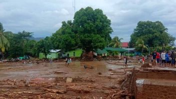 Ntt 灾难性洪水灾害使数十个孤立的村庄