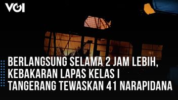 VIDEO: Tangerang Class I Prison Fire That Kills 41 Inmates