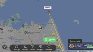 <i>Update</i> Perjalanan Pesawat Bawa Jenazah Eril: Pukul 6.59 WIB <i>Take Off</i> dari Bandara Doha Qatar