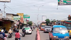 H-3 Lebaran Arus Lalu Lintas di Jalan Wates Ramai Lancar