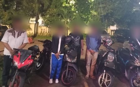 Polisi Kembali Tangkap 7 Remaja Konvoi SOTR di Kawasan Kemayoran