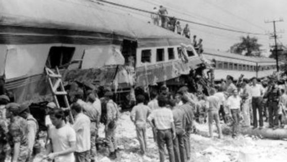 Une liste des accidents d'accident d'un train horrible en Indonésie