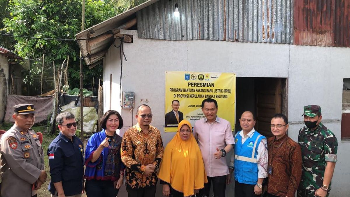 Kementerian ESDM Tuntaskan 100 Persen Program BPBL di Bangka Belitung
