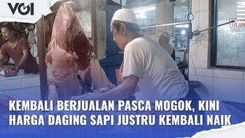 VIDEO: Pedagang Daging Sapi Mogok Jualan, Malah Harga Daging Makin Naik