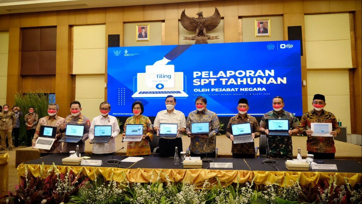 Giving An Example To The Community, Sri Mulyani Invites All Coordinating Ministers, TNI Commanders, And National Police Chiefs To Report Annual SPTs