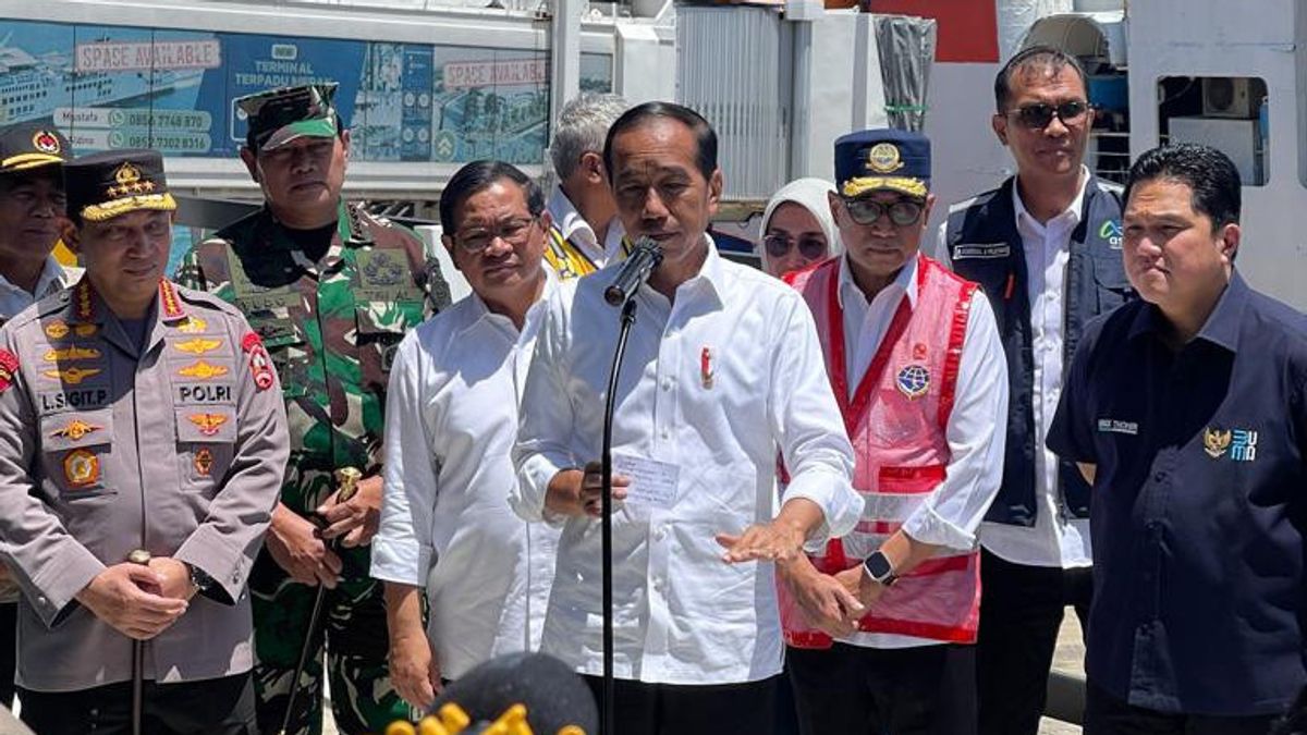 Blusukan Together Jokowi To Kelapa Cilegon Market, Minister Of SOEs: Alhamdulillah Good