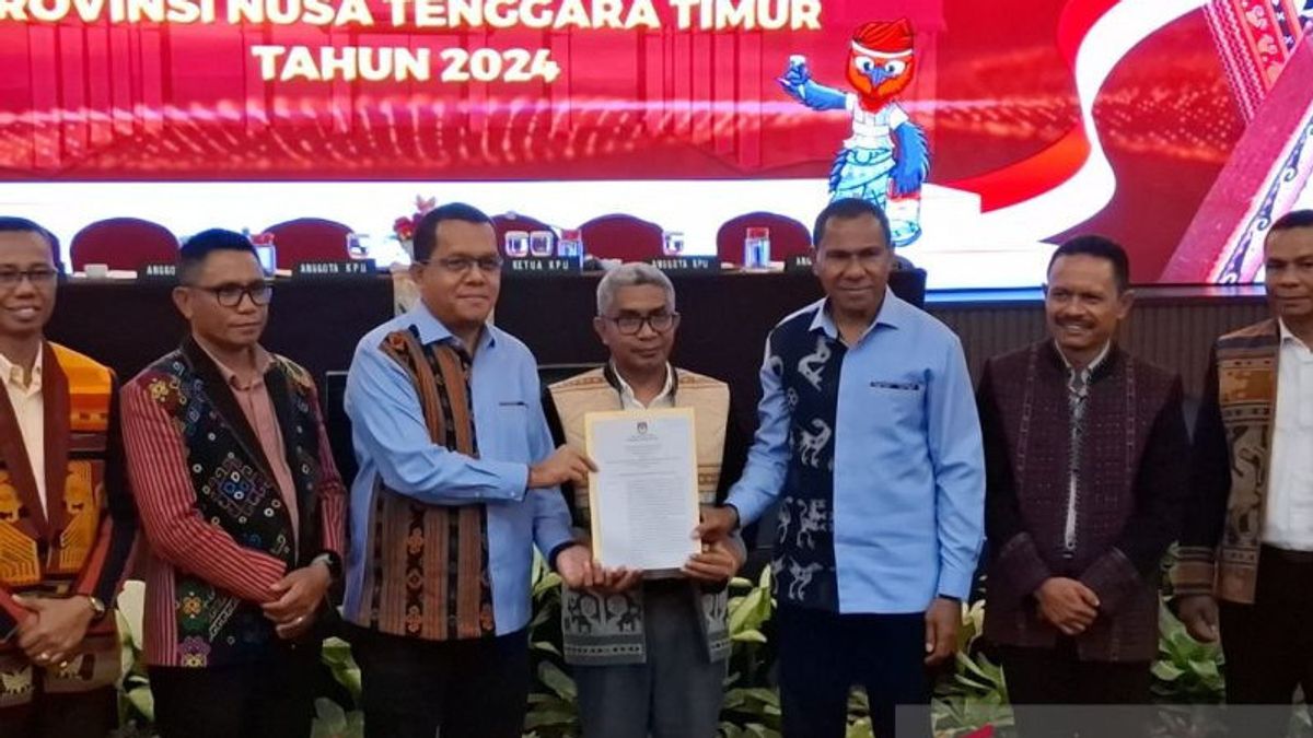 KPU Set Melki-Johni As Governor-Deputy Governor Of NTT