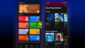 JAKARTA - أطلقت Spotify منشورات Hub المستقبلية للمستمعين الذين ينتظرون الألبوم الجديد