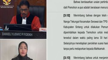 Les électeurs décédés ont été enregistrés pour Mencoblos, MK ordonne le KPU de se répéter au 2 TPS de Siantang Kalbar
