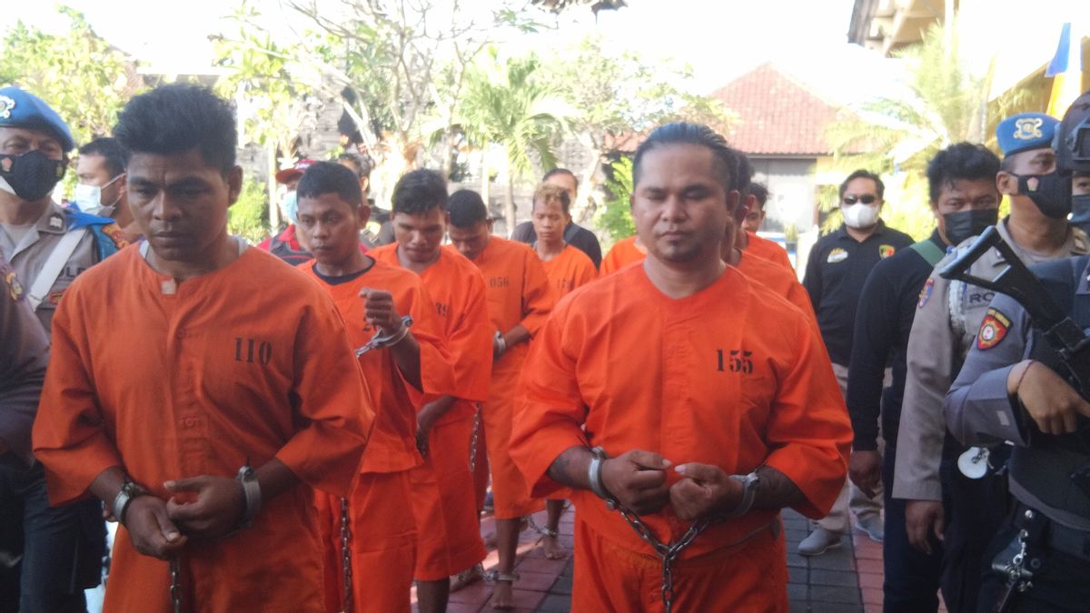 Polisi Tangkap Para Pelaku Bentrokan 2 Kelompok di Denpasar