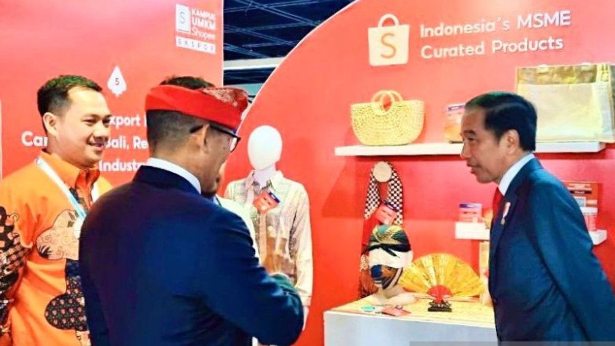 Jokowi Cares For The Owner Of Souvenir Village Bali MSMEs Whose Exports Are Membus 7 Countries