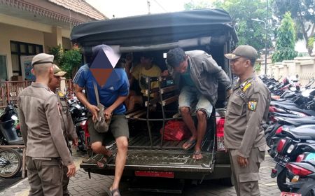 659 PPKS Terjaring Razia Satpol PP DKI