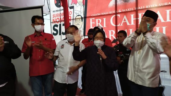 Eri Cahyadi-Armudji Excellent Compte Rapide Surabaya Élection: Construisons Surabaya Ensemble