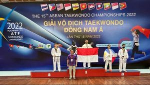Bikin Bangga! Atlet Indonesia Raih Medali Emas di Kejuaraan ASEAN Taekwondo 2022