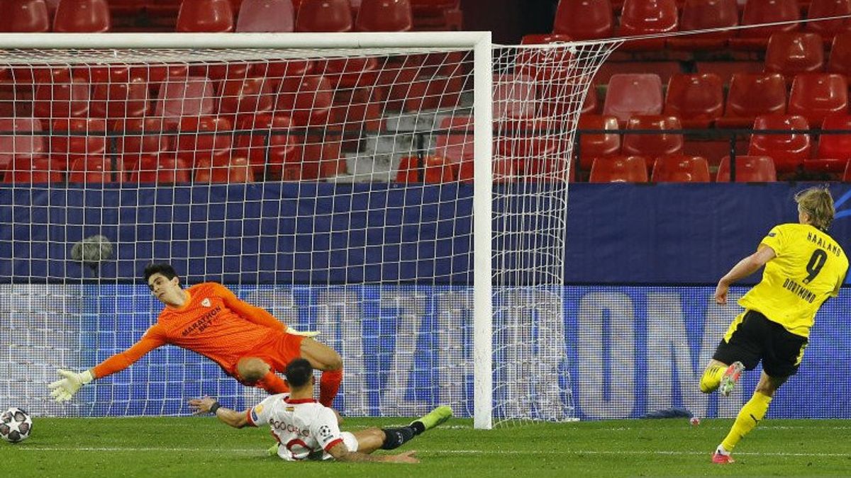 Haaland's Brace And Dahoud's Sebiji Goal Bring Dortmund To Defeat Sevilla