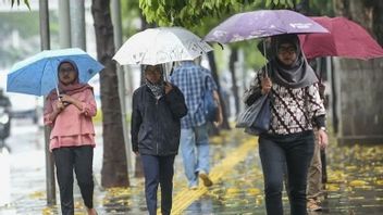 La pluie minimale sera basahi Jakbar et Jaksel samedi après-midi