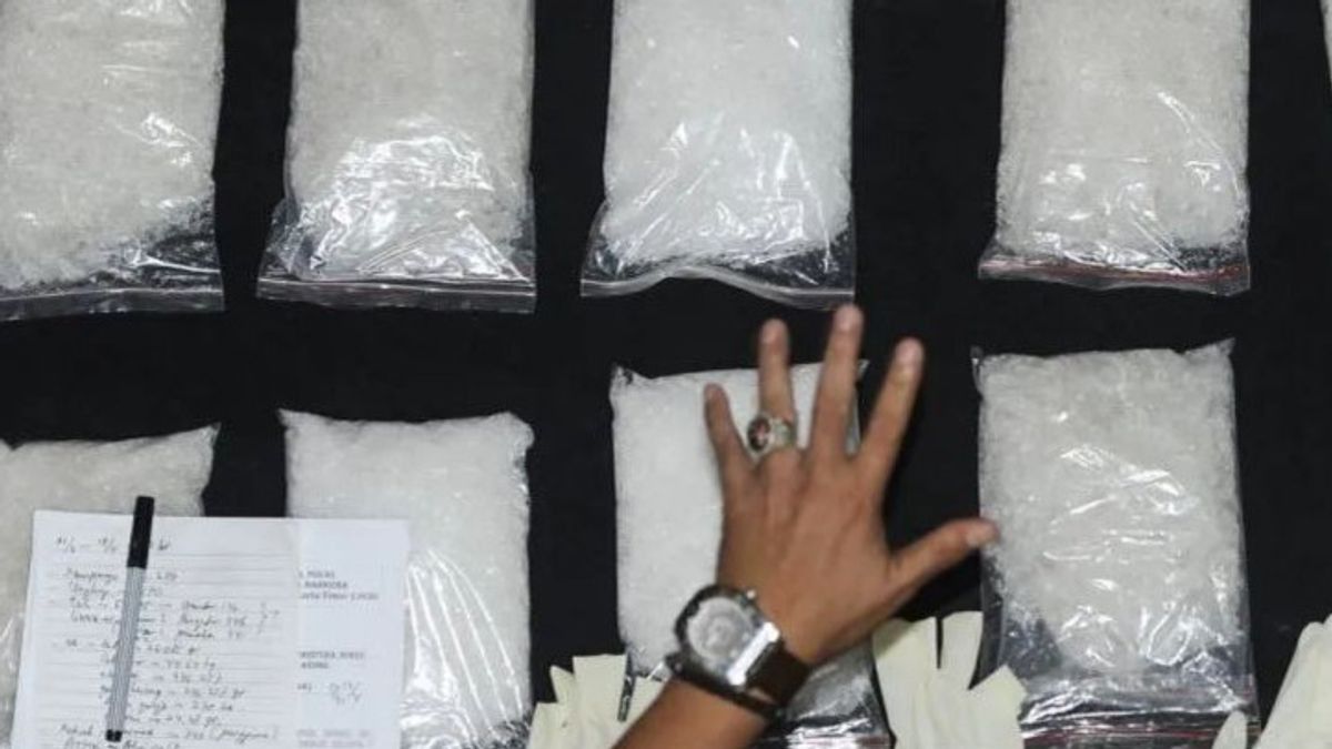 Le réseau international de stupéfiants gelé à Asahan, 2 kg de méthamphétamine ont été saisis