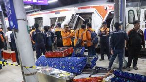 Polisi Masih Tangani Tabrakan Kereta Api di Stasiun Bekasi Timur