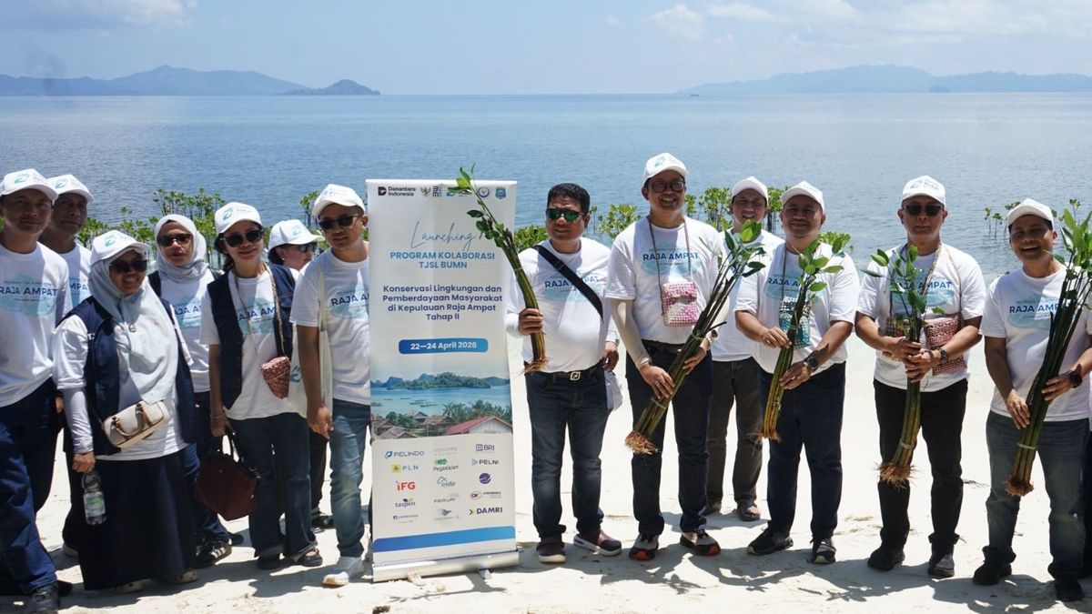 PERURI Bersama 14 BUMN Perkuat Komitmen Keberlanjutan melalui Program Kolaborasi TJSL di Raja Ampat