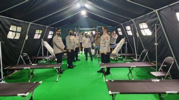 COVID-19 Cases Still High, Central Kalimantan Police Prepare Field Emergency Room
