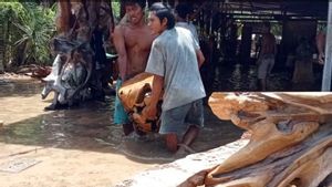 Banjir Surut, Ratusan Keluarga di Lombok Barat Kesulitan Makanan dan Air Bersih