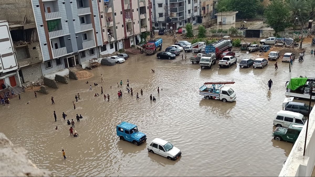 فيضانات مفاجئة بسبب أعلى هطول للأمطار في العقود الثلاثة الماضية قتلت 549 شخصا في باكستان