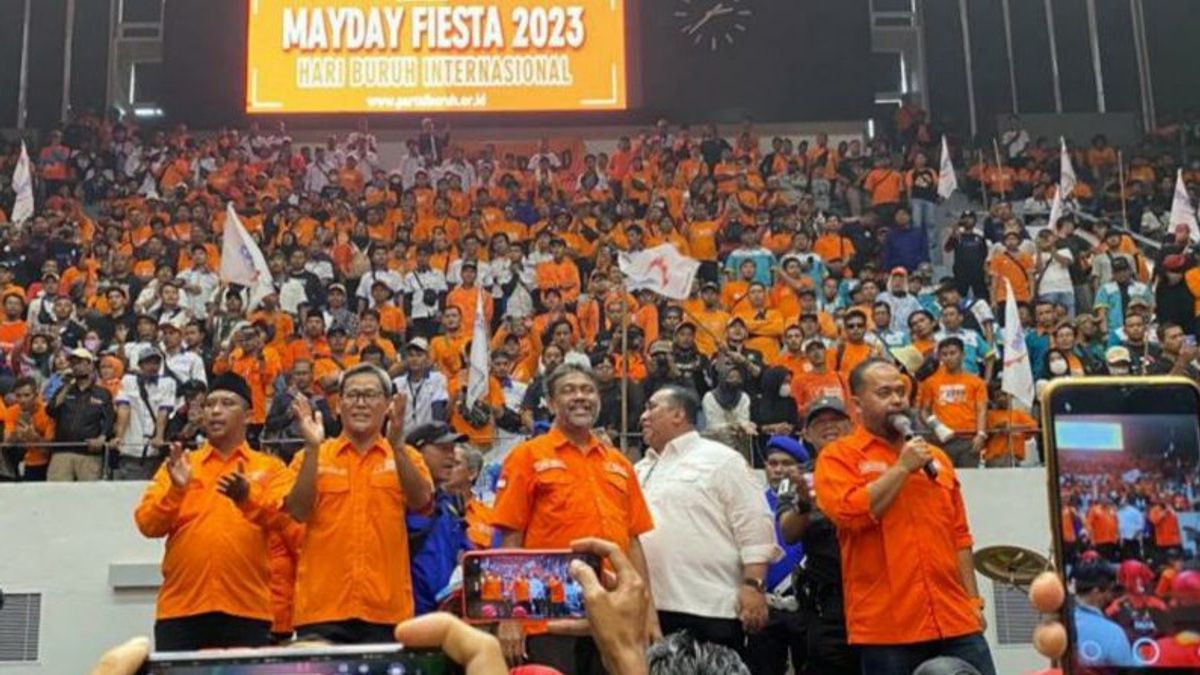 Ganjar dan Anies Absen dari "May Day Fiesta 2023" di Istora Senayan