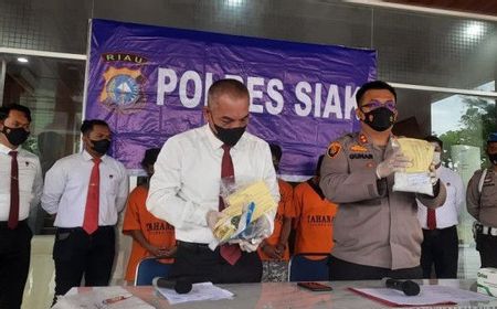 Polisi Siak Sita 921,79 Gram Sabu, 78 Gram Lebih Sudah Dipakai dan Keburu Dijual