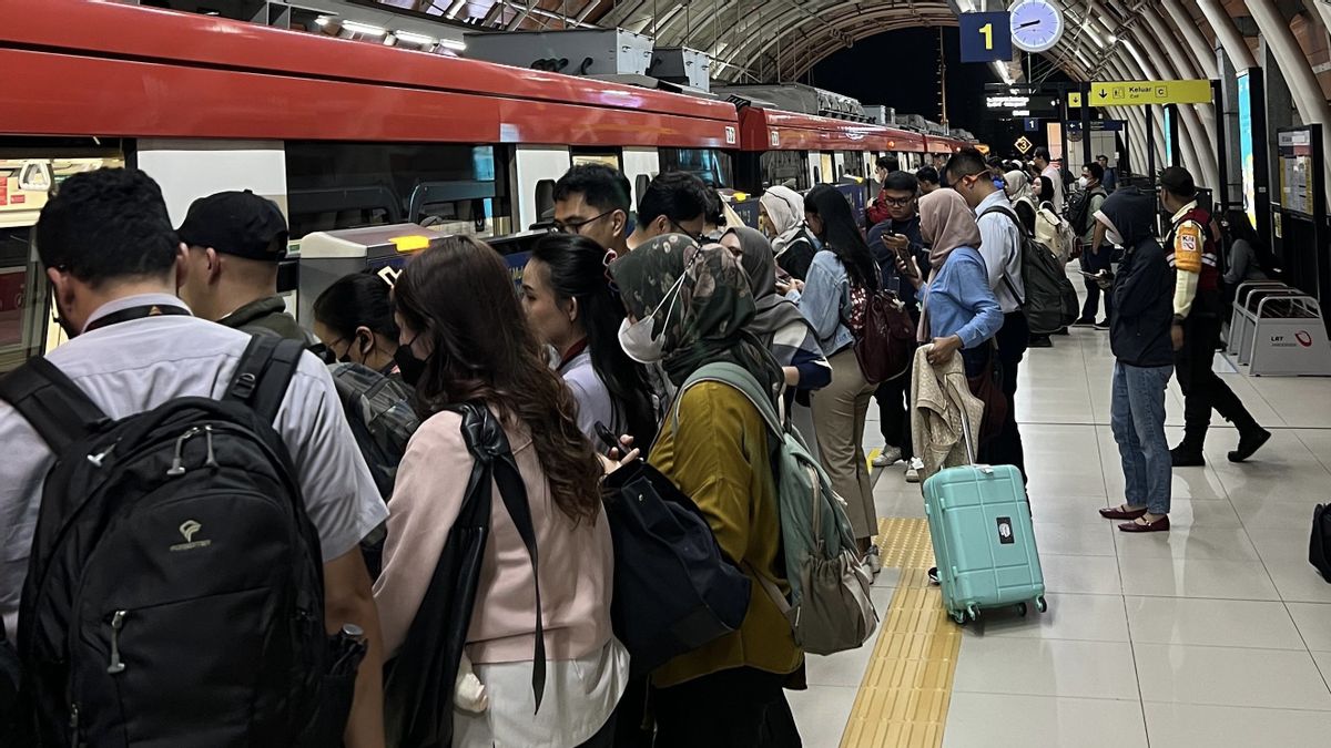 127 089 personnes ont utilisé le LRT Jabodebek comme alternative à la mobilité au milieu des perturbations de Bekasi Train