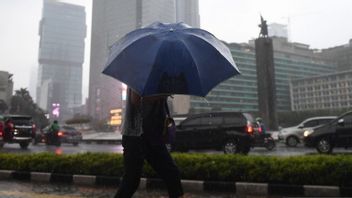 BMKG 天気予報, 雨はインドネシアの地域の数を襲います, だけでなく、ジャカルタ