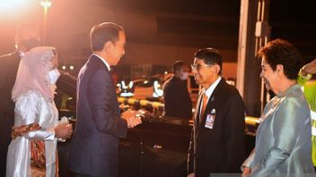 佐科总统出席亚太经合组织泰国峰会后返回印尼