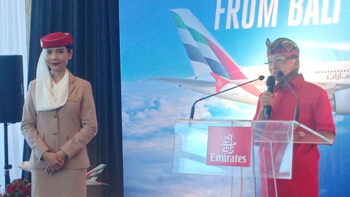 Gubernur Bali Harap Wisman yang Dibawa Emirates A380 Hormati Budaya Lokal