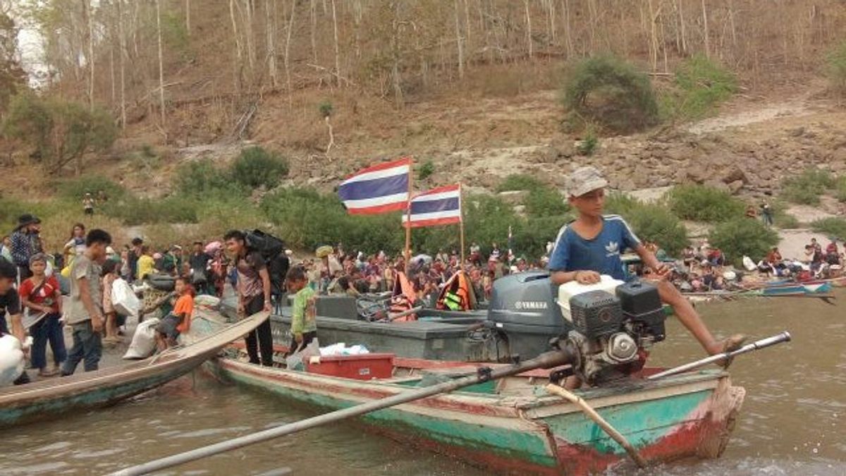 タイ首相の国境で立ち往生した数千人のミャンマー難民 我々は地域