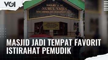 VIDEO: Masjid Jadi Tempat Favorit Istirahat Pemudik