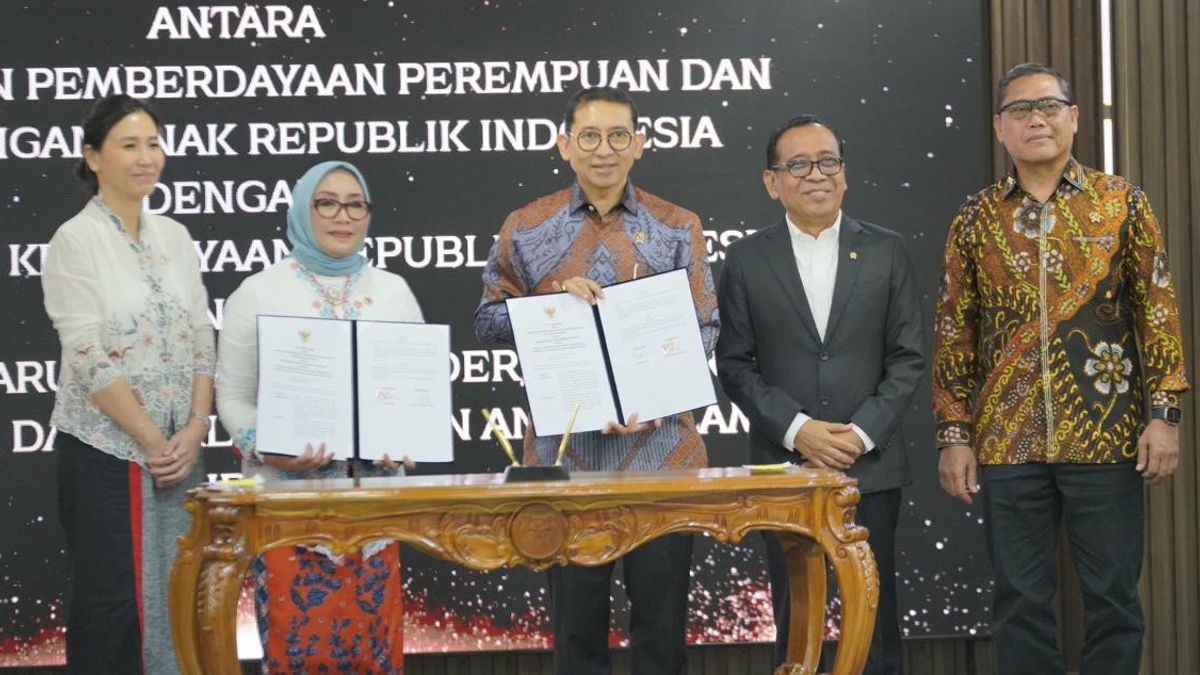 Fadli Zon And Arifatul Choiri Fauzi Agree To Gender And Child Protection Through The Cultural Path
